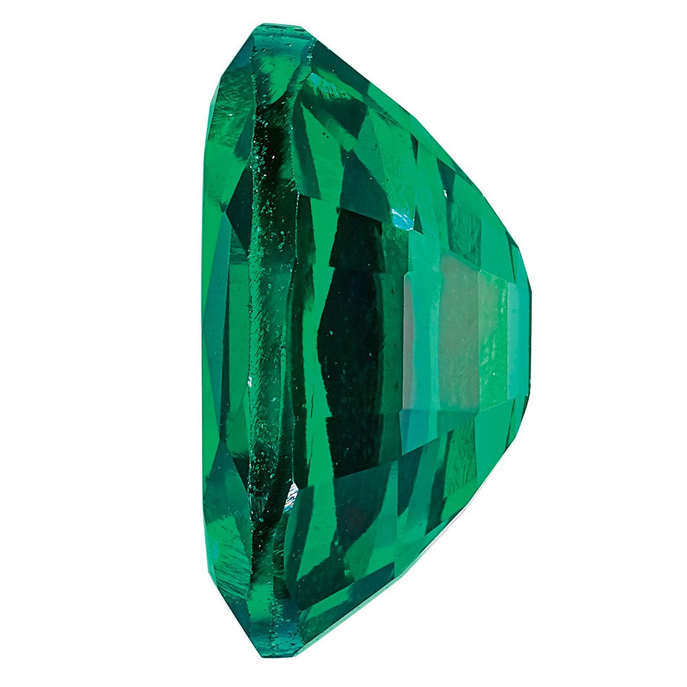 Edelstein Erzeugt Smaragd 8x6mm Oval
