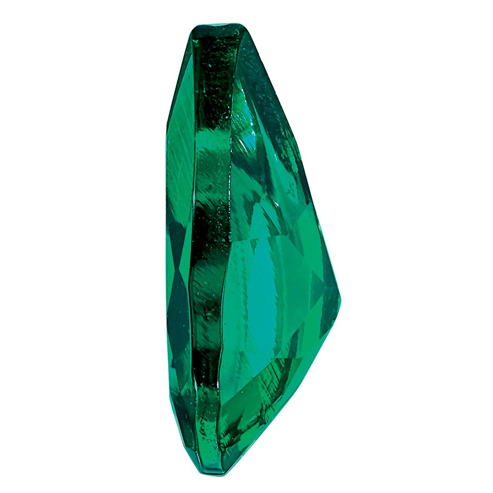 Edelstein Erzeugt Smaragd 9x6mm Tropfen
