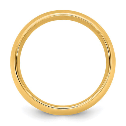 10K Gelbgold 10Ky 1,5mm Komfort-Ring in Standardausführung, Größe 5,5