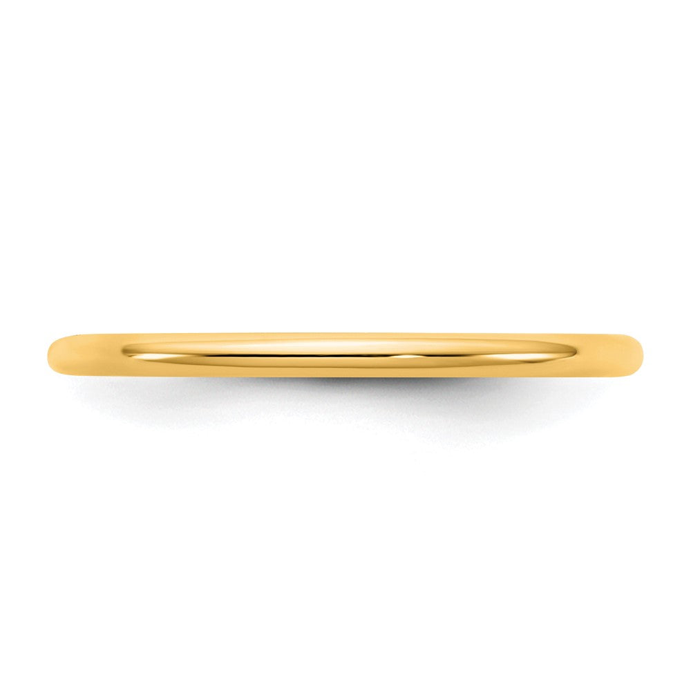 10K Gelbgold 10Ky 1,5mm Standard Komfort-Fit-Ring Größe 5