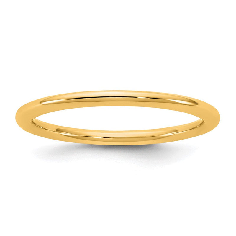 10K Gelbgold 1,5 mm Standard Komfort-Passform Ehering