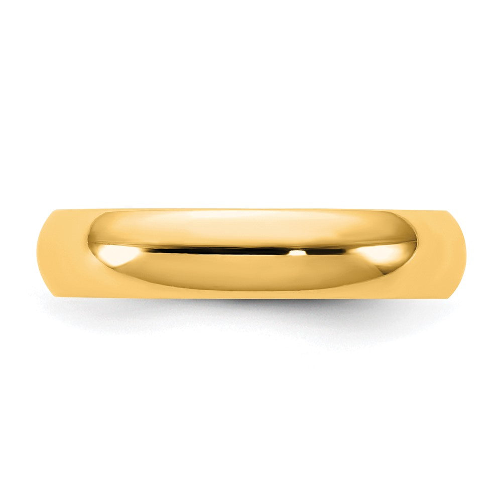10K Gelbgold 4,5 mm Komfortpassform Ehering, Größe 4,5