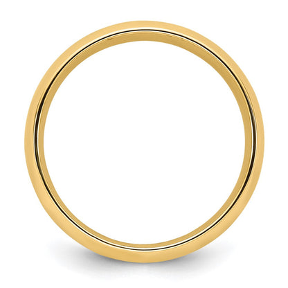 14K Roségold 5-mm-Komfortpassform-Ehering