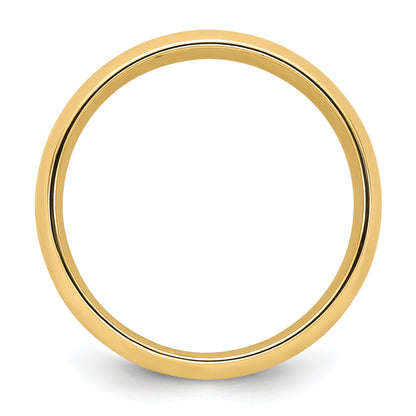 Ehering aus 10K Gelbgold, 5 mm, Standardgewicht, Komfort-Passform