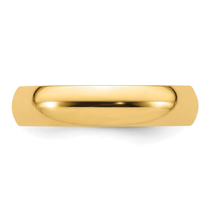 14K Roségold 5-mm-Komfortpassform-Ehering