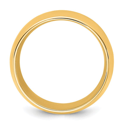 10K Gelbgold 9mm Standard-Komfort-Ehering Größe 10