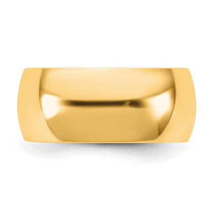 10K Gelbgold 10Ky 9 mm Standard-Komfort-Ring, Größe 9