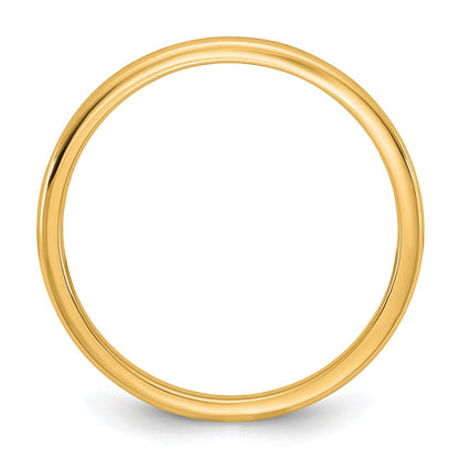 10K Gelbgold 10Ky 1,5 mm leichter Komfortpassform-Ring, Größe 11