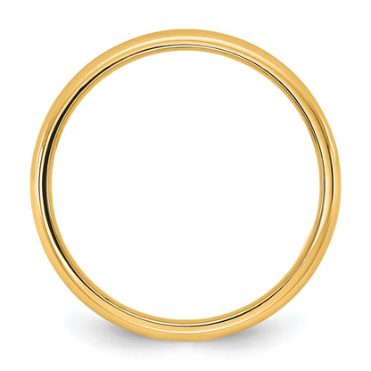 10K Gelbgold 10Ky 2,5mm leichter Komfort-Fit-Ring Größe 11