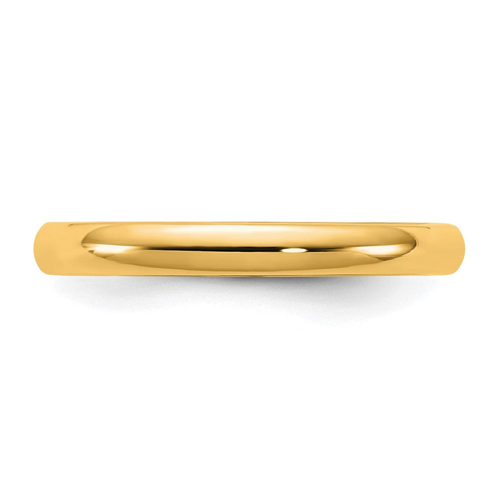 10K Gelbgold 10Ky 2,5mm Komfortpassform-Ehering, leichtgewichtig, Größe 4,5