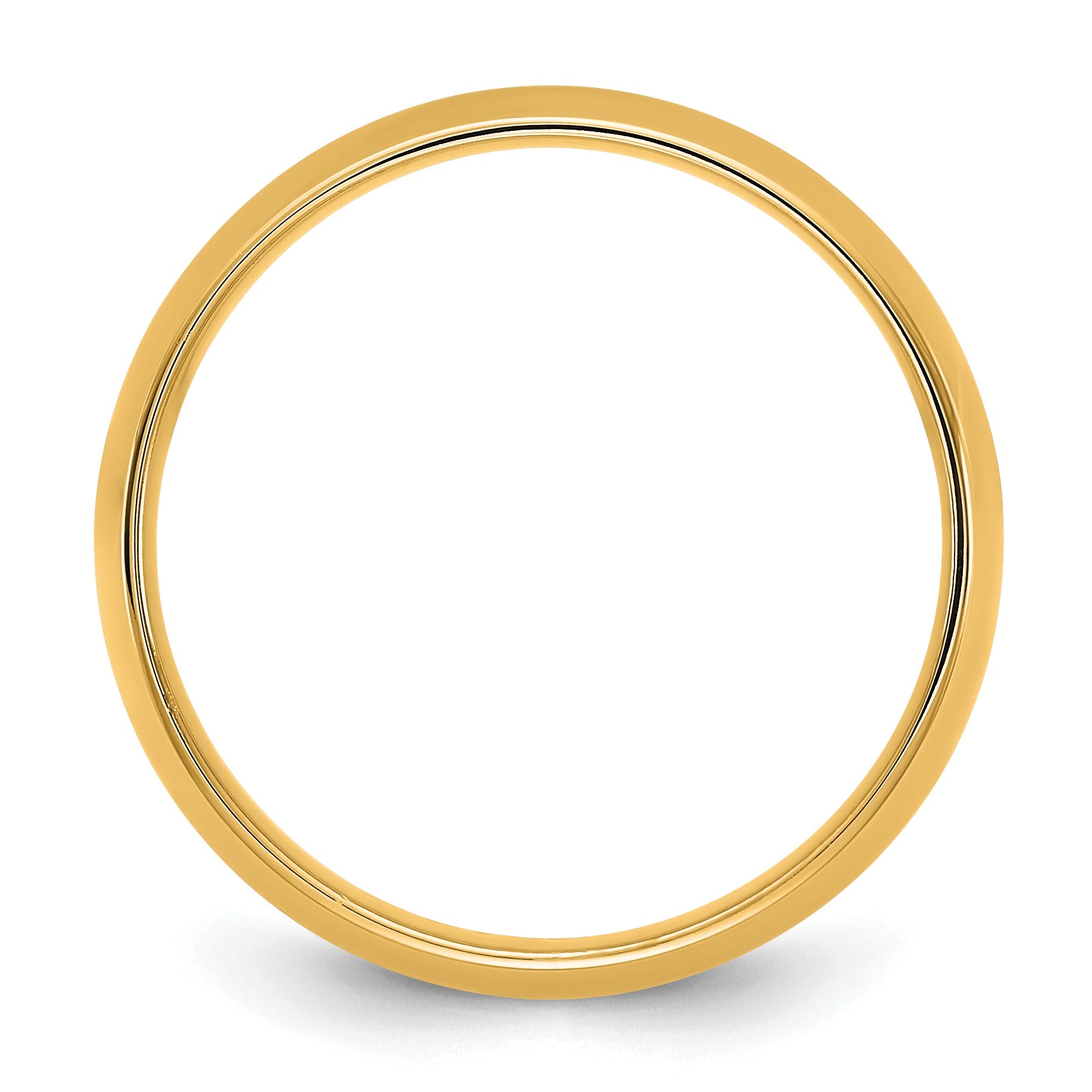 10K Gelbgold 10Ky 5,5 mm Leichtgewicht-Komfortpassform-Ehering, Größe 12
