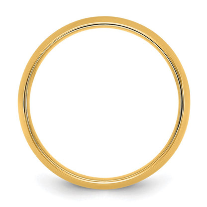 10K Gelbgold 10Ky 5,5 mm leichter Komfort-Fit-Ring, Größe 9,5