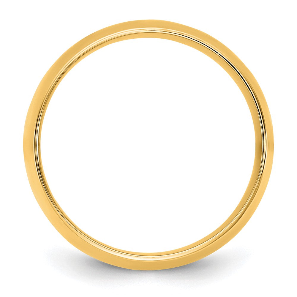 10K Gelbgold 10Ky 9mm Leichter Komfort-Fit-Ring, Größe 8