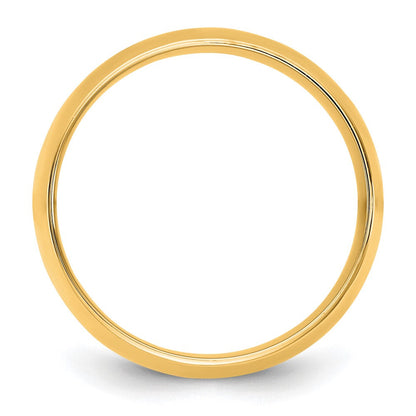 10K Gelbgold Leichtgewicht-Ehering mit Komfortpassform, 9 mm, Größe 8,5