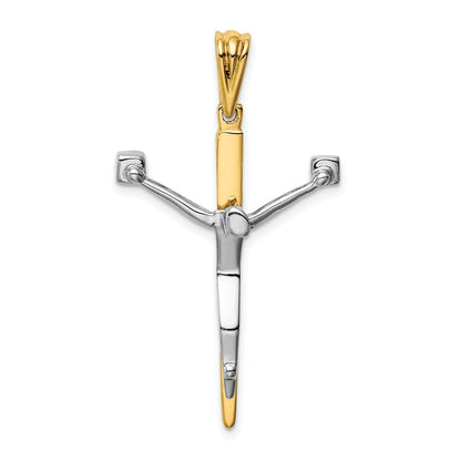14K Bicolor Gold Kruzifix-Charm
