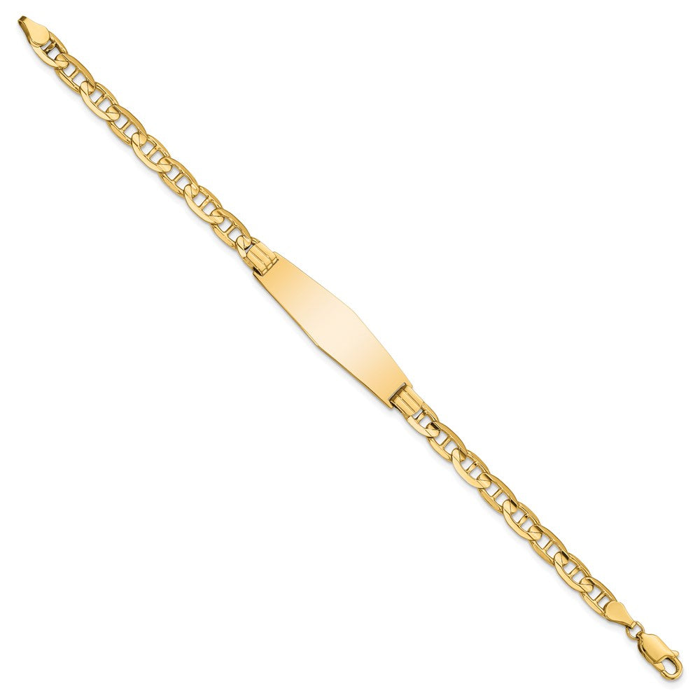 14K Anker Weich Diamant Form Id Armband