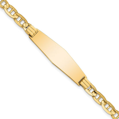 14K Anker Weich Diamant Form Id Armband