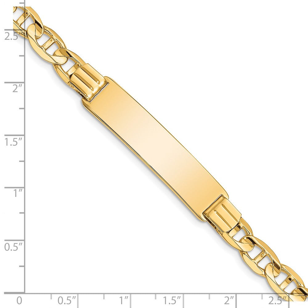 8 Zoll 14K Anker Id Armband