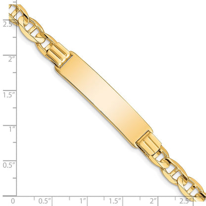 8 Zoll 14K Anker Id Armband