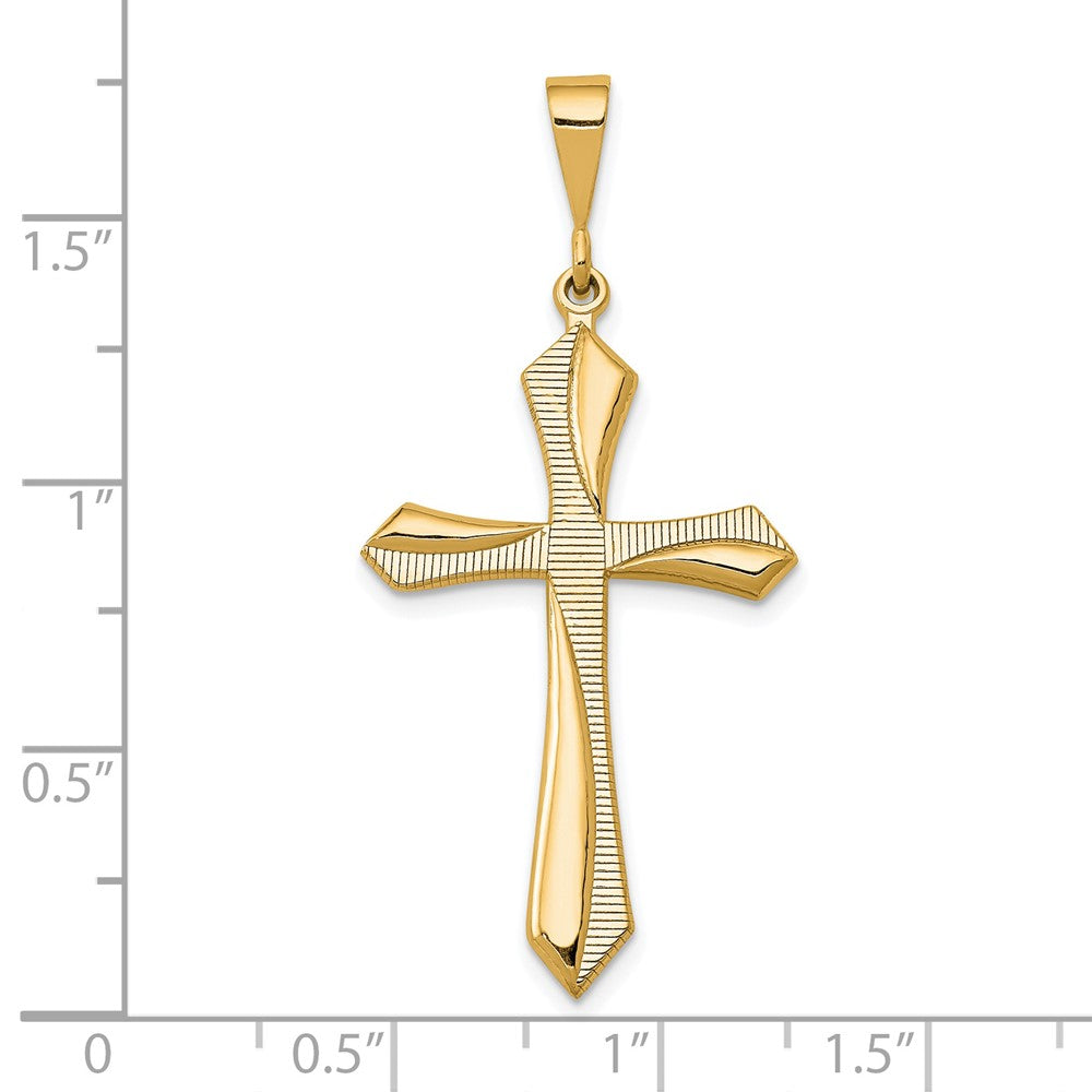14K Gelbgold Passion-Kreuz-Anhänger
