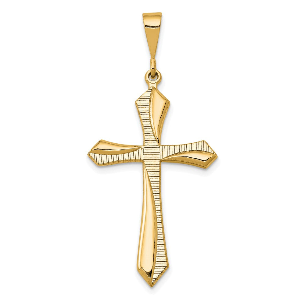 14K Gelbgold Passion-Kreuz-Anhänger