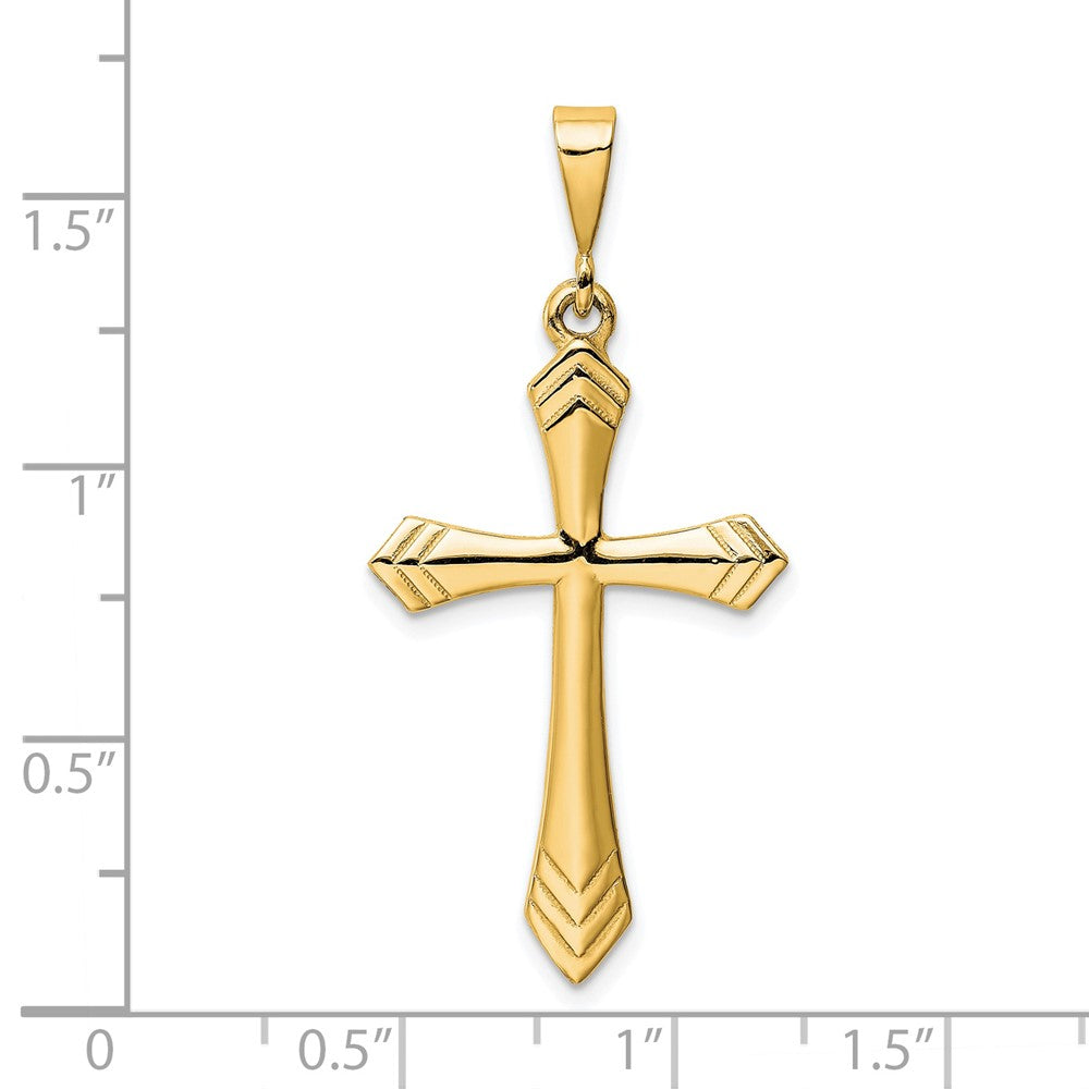 14K Gelbgold Passionskreuz-Anhänger
