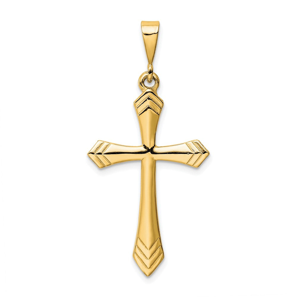 14K Gelbgold Passionskreuz-Anhänger
