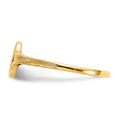 14K Gelbgold Siegelring