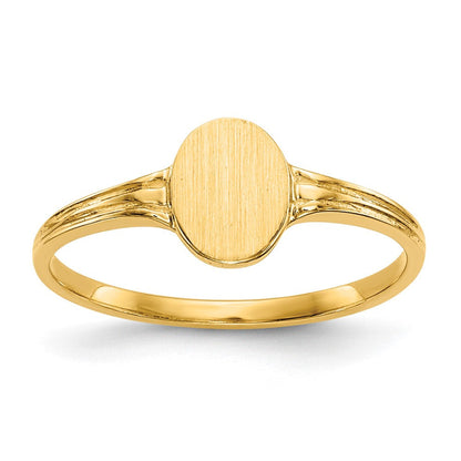14K Gelbgold Siegelring