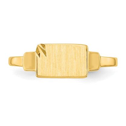 14K Gelbgold Siegelring