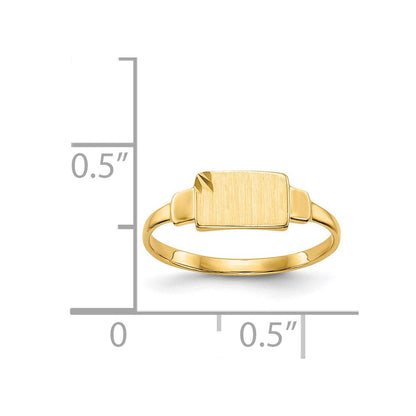 14K Gelbgold Siegelring
