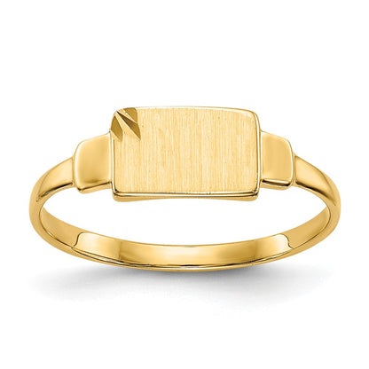 14K Gelbgold Siegelring