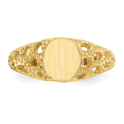 14K Gelbgold Siegelring