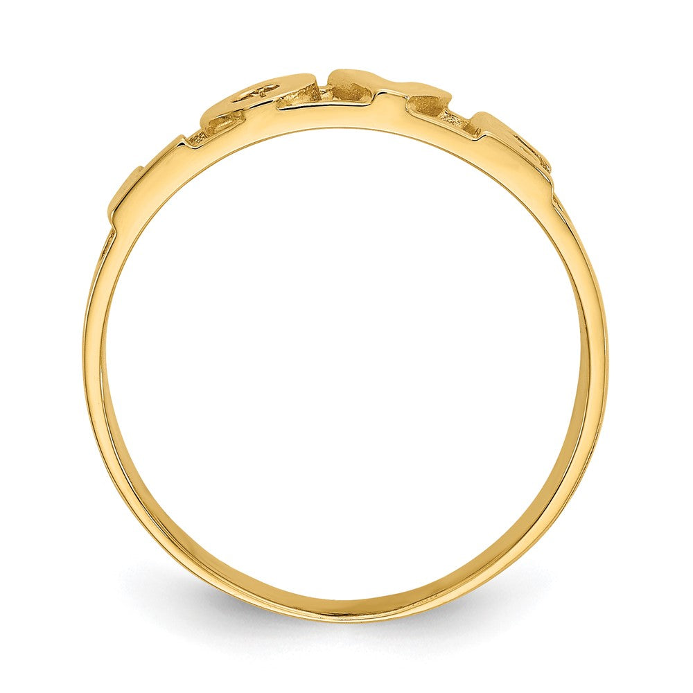 Ring "Love" aus 14K Gelbgold