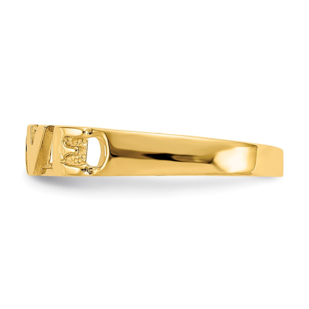 Ring "Love" aus 14K Gelbgold