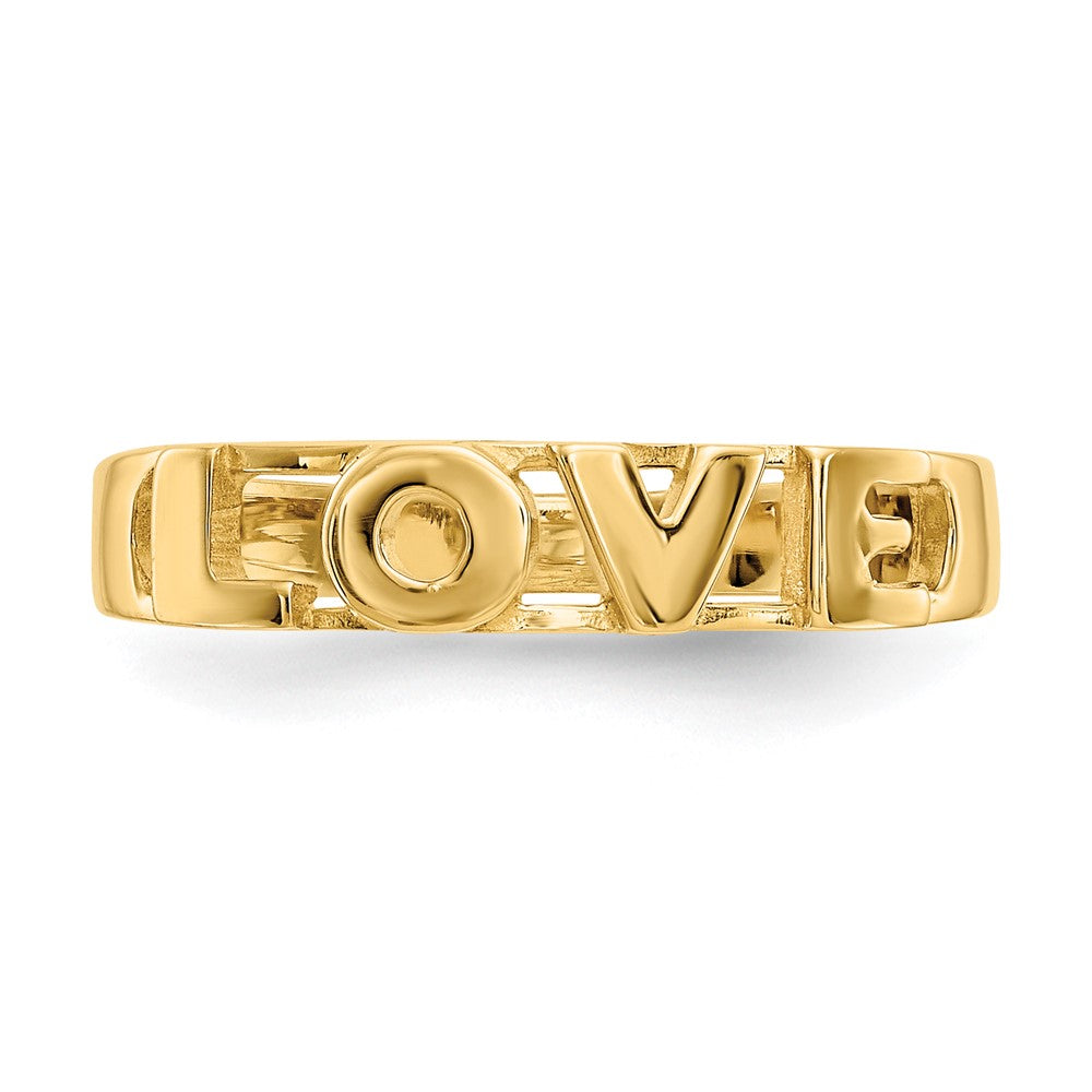 Ring "Love" aus 14K Gelbgold
