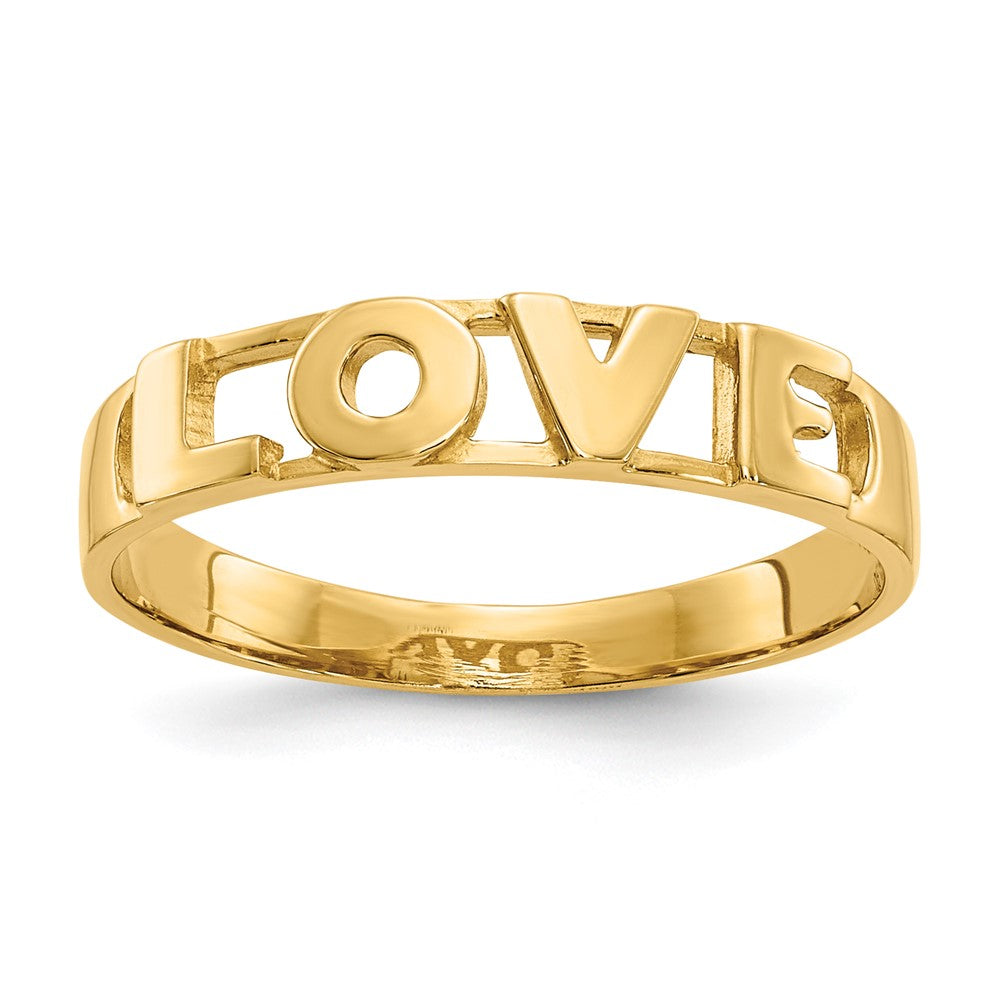 Ring "Love" aus 14K Gelbgold