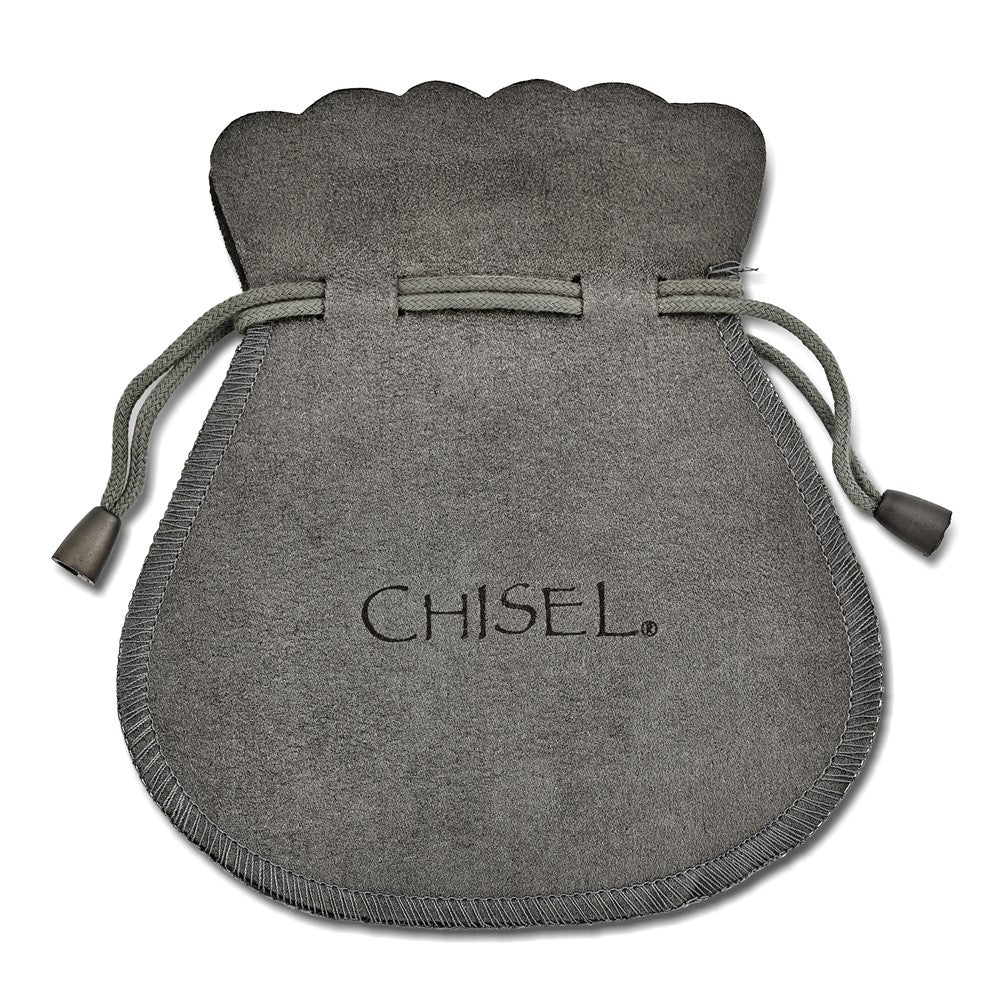 7.5 Zoll Edelstahl Poliert Schwarz Ip-beschichtet Netz Armband