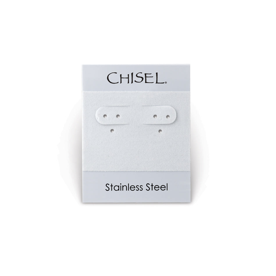 Non Metal Package Of 12 Chisel Hanging Ohrring Card