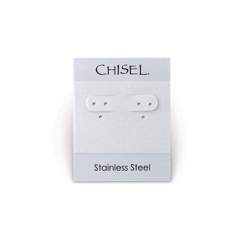 Non Metal Package Of 12 Chisel Hanging Ohrring Card