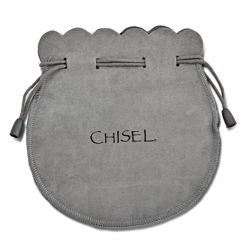Edelstahl Chisel Gebürstet Schwarz Karbon Faser Einlage 4-piece Key Ring, Geldklammer, Manschette Glieder und Krawatten Stab Boxed Set