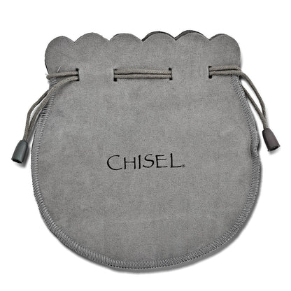 Edelstahl Chisel Gebürstet Schwarz Karbon Faser Einlage 4-piece Key Ring, Geldklammer, Manschette Glieder und Krawatten Stab Boxed Set