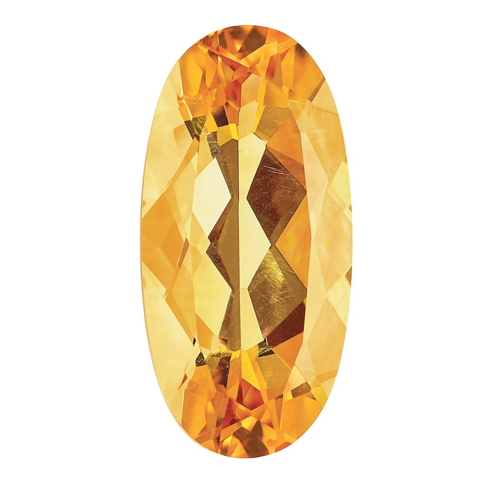 Edelstein Citrin Aa Qualität 20x10mm Oval