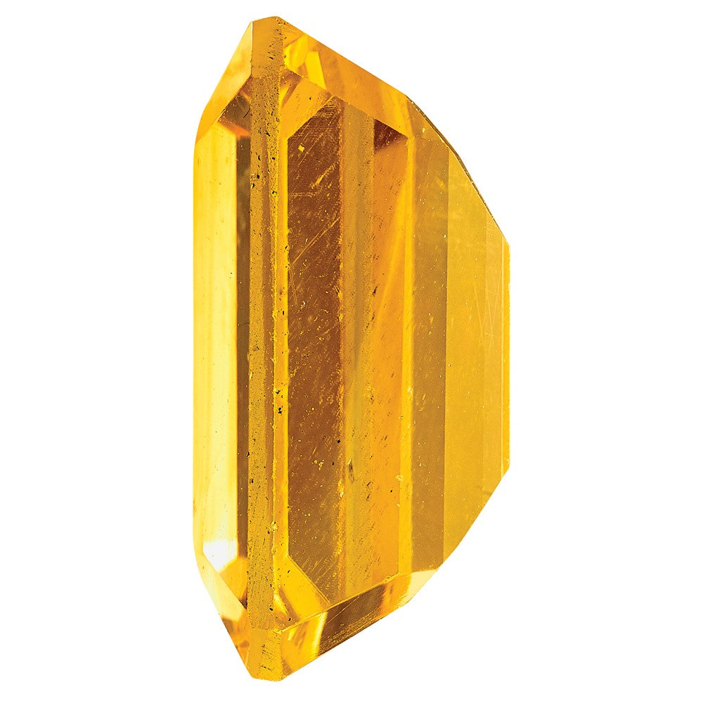 Edelstein Citrin Aa Qualität 5x3mm Smaragdschliff