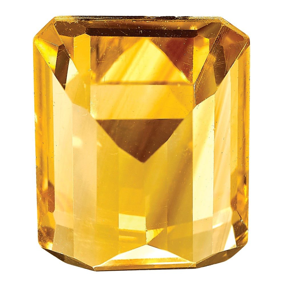 Edelstein Citrin Aa Qualität 5x3mm Smaragdschliff