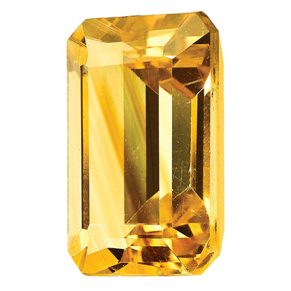 Edelstein Citrin Aa Qualität 5x3mm Smaragdschliff