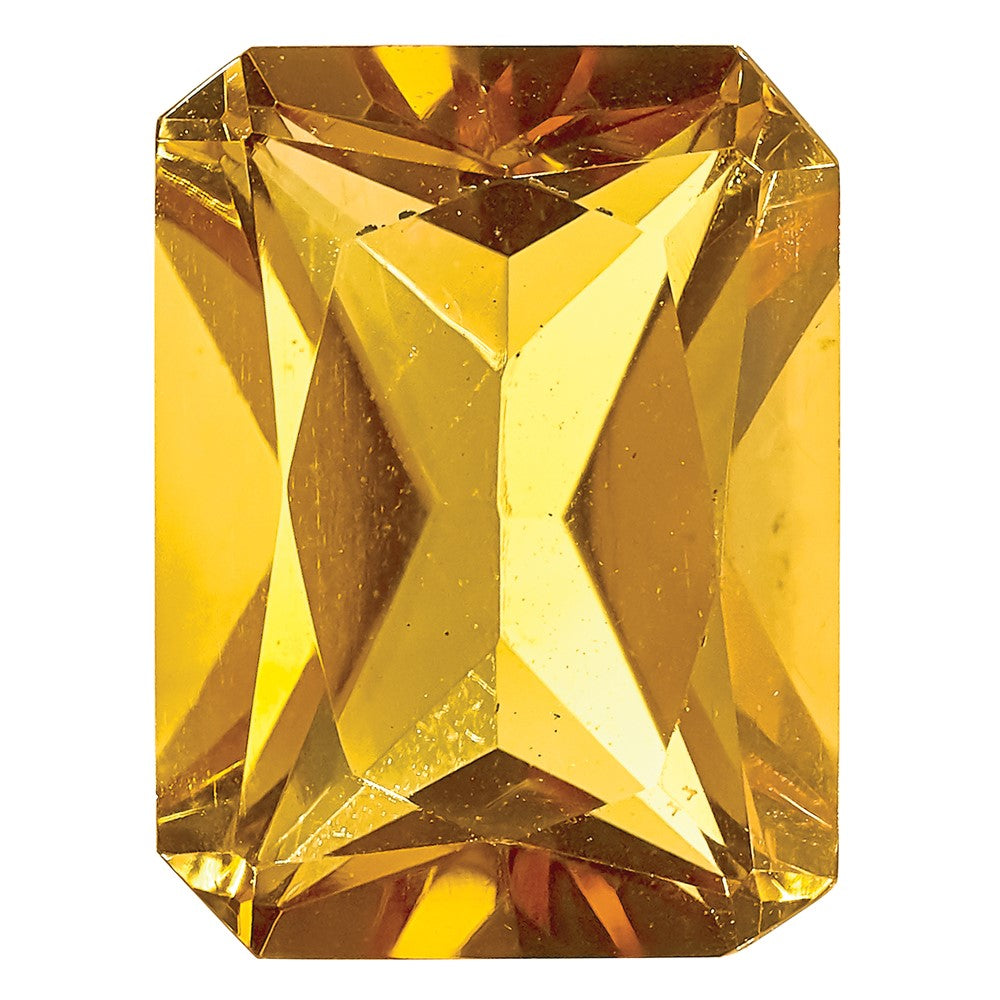 Edelstein Citrin Aa Qualität 8x6mm Smaragd Radiant-cut