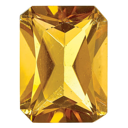 Edelstein Citrin Aa Qualität 8x6mm Smaragd Radiant-cut