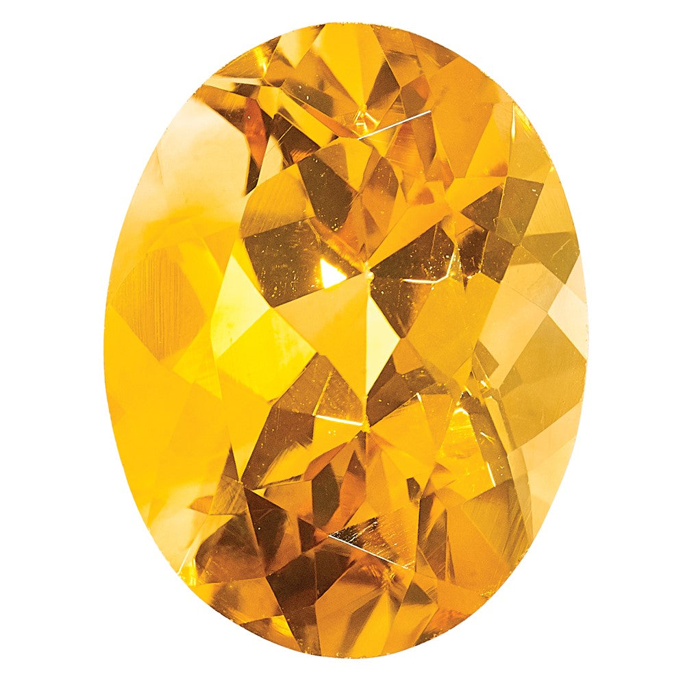 Edelstein Citrin Aa Qualität 9x7mm Oval