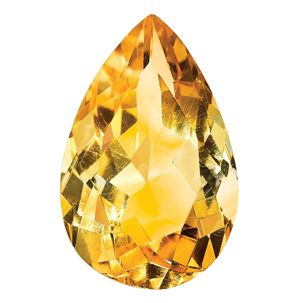 Edelstein Citrin Aa Qualität 8x5mm Tropfen
